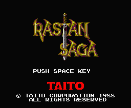 MSX2    RASTAN SAGA ゲームソフト Rastan Saga (1988, MSX2, TAITO) | Releases | Generation MSX